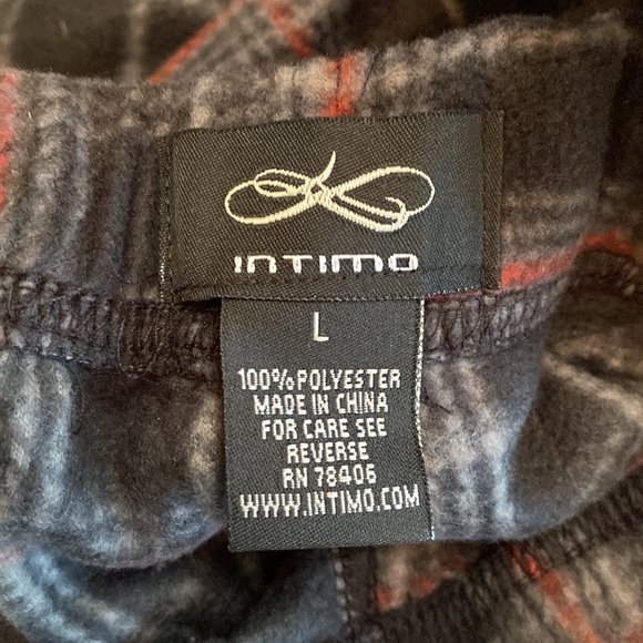 NWT Intimo Brand Men’s size Large Fleece Loungewear Set - Picture 5 of 5